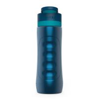 Quokka Spring - Butelka bidon termiczny ze stali nierdzewnej z systemem szybkiego otwierania 600 ml (Azurite)