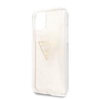 Guess Solid Glitter Triangle - Etui iPhone 11 Pro (Gold)