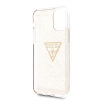 Guess Solid Glitter Triangle - Etui iPhone 11 Pro (Gold)