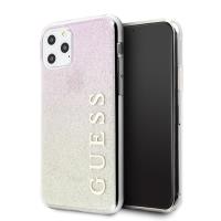 Guess Glitter Gradient - Etui iPhone 11 Pro Max (Gold/Pink)