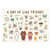 Line Friends - Podkładka stołowa / na biurko (49,5 x 34,5 cm)