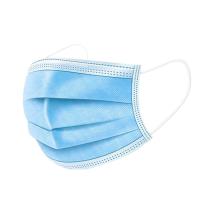 Hoco - Jednorazowa maseczka ochronna na twarz, 3 warstwy, 50 sztuk (Niebieski/Biały)