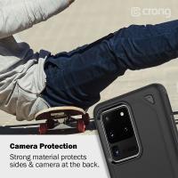 Crong Defender Case - Etui Samsung Galaxy S20+ (czarny)