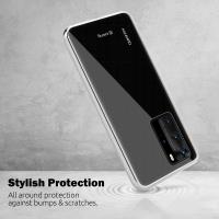 Crong Crystal Slim Cover - Etui Huawei P40 (przezroczysty)