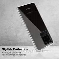 Crong Crystal Slim Cover - Etui Samsung Galaxy S20 Ultra (przezroczysty)