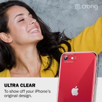 Crong Crystal Slim Cover - Etui iPhone SE (2022/2020) / 8 / 7 (przezroczysty)