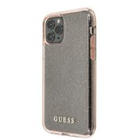 Guess Glitter Case - Etui iPhone 11 Pro Max (Pink)
