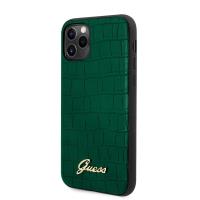 Guess Croco Case - Etui iPhone 11 Pro Max (Dark Green)