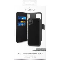 PURO Wallet Detachable - Etui 2w1 Huawei P40 Lite (czarny)