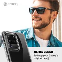Crong Crystal Shield Cover - Etui Samsung Galaxy S20+ (przezroczysty)