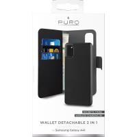 PURO Wallet Detachable - Etui 2w1 Samsung Galaxy A41 (czarny)