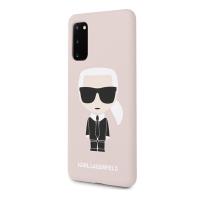 Karl Lagerfeld Fullbody Silicone Iconic - Etui Samsung Galaxy S20 (Light Pink)
