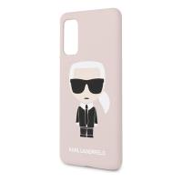 Karl Lagerfeld Fullbody Silicone Iconic - Etui Samsung Galaxy S20 (Light Pink)