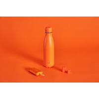 PURO ICON Fluo - Butelka termiczna ze stali nierdzewnej 500 ml (Orange) (Powder Coating)