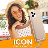 PURO ICON Cross Body - Etui iPhone 11 (Piaskowy róż)