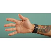 PURO ICON Multibrand Wristband – Uniwersalny pasek smartwatch 22 mm (S/M & M/L) (czarny)