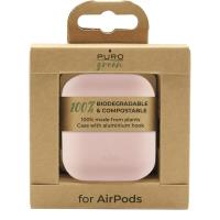 PURO Green Compostable Eco-friendly Cover - Ekologiczne etui Apple AirPods 1&2 (piaskowy róż)