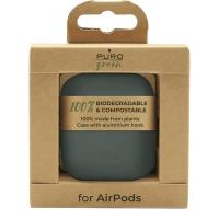 PURO Green Compostable Eco-friendly Cover - Ekologiczne etui Apple AirPods 1&2 (zielony)