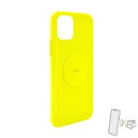 PURO ICON+ Cover - Etui magnetyczne iPhone 11 (fluo żółty)
