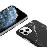 Crong Marble Case – Etui iPhone 11 Pro (czarny)
