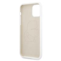 Karl Lagerfeld Fullbody Silicone Iconic - Etui iPhone 11 Pro (White)