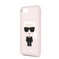 Karl Lagerfeld Fullbody Silicone Iconic - Etui iPhone SE 2020 / 8 / 7 (Light Pink)