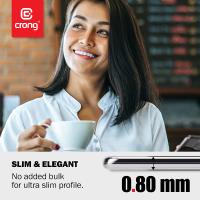 Crong Crystal Slim Cover - Etui Samsung Galaxy A51 (przezroczysty)