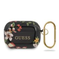 Guess Flower Collection N4 - Etui Airpods Pro (Black)