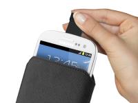 PURO Essential Slim - Etui uniwersalne do smartfonów rozmiar M (czarny)