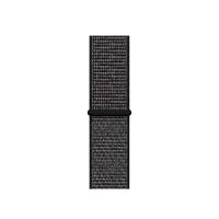 Crong Reflex - Pasek sportowy do Apple Watch 42/44/45 mm (czarny)