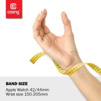 Crong Liquid - Pasek do Apple Watch 42/44/45 mm (piaskowy róż)