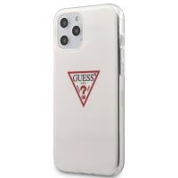Guess Triangle Logo - Etui iPhone 12 Pro Max (biały)