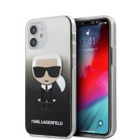 Karl Lagerfeld Iconik Gradient - Etui iPhone 12 Mini (czarny)