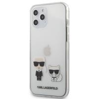 Karl Lagerfeld Ikonik & Choupette - Etui iPhone 12 Pro Max (przezroczysty)