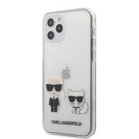 Karl Lagerfeld Ikonik & Choupette - Etui iPhone 12 / iPhone 12 Pro (przezroczysty)