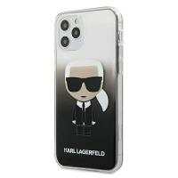Karl Lagerfeld Iconik Gradient - Etui iPhone 12 Pro Max (czarny)