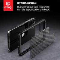 Crong Hybrid Carbon - Etui iPhone 12 Mini (czarny)