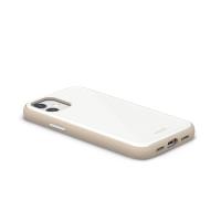 Moshi iGlaze - Etui iPhone 12 Mini (system SnapTo) (Pearl White)