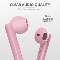 Trust Primo Touch - Słuchawki bezprzewodowe Bluetooth (różowy)