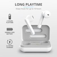 Trust Primo Touch - Słuchawki bezprzewodowe Bluetooth (biały)