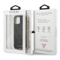 Guess 4G Charms Collection - Etui iPhone 12 / iPhone 12 Pro (szary)