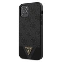 Guess 4G Triangle Collection - Etui iPhone 12 / iPhone 12 Pro (szary)