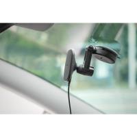 Moshi SnapTo Universal Car Mount with Wireless Charging- Magnetyczny uchwyt samochodowy z ładowaniem bezprzewodowym (Black)
