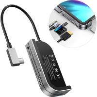 Baseus Hub - Stacja / replikator z USB-C na USB / 4K HDMI / czytnik kart TF, SD / USB-C PD / 3.5mm mini jack