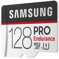 Samsung microSDXC Pro Endurance - Karta pamięci 128 GB Class 10 UHS-I/U1 100/30 MB/s z adapterem