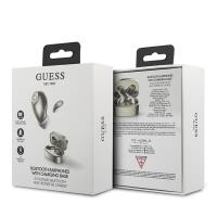 Guess Wireless Earphones 5.0 4H - Słuchawki TWS + stacja dokująca (złoty)