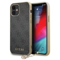 Guess 4G Charms Collection - Etui iPhone 12 mini (szary)