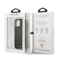 Guess 4G Charms Collection - Etui iPhone 12 mini (szary)