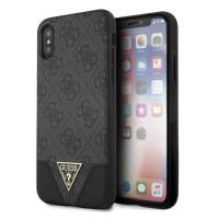 Guess 4G Triangle Collection - Etui iPhone Xs / X (szary)