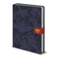 Superman - Notatnik / Notes A5 ze skóry ekologicznej